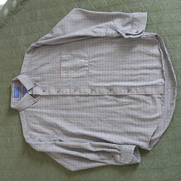 Pendleton Men's Medium 100% Worsted Wool Plaid Button Down - Picture 3 of 8